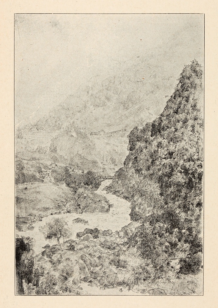 高平川の上流